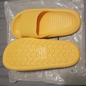 Yellow foam slides